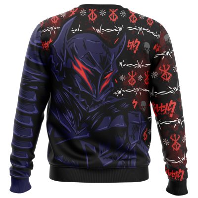 Struggler Berserk Ugly Christmas Sweater BACK mockup - Berserk EU Store