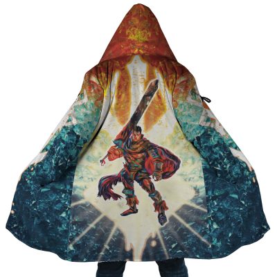 Black Swordman Guts Berserk AOP Hooded Cloak Coat MAIN Mockup - Berserk EU Store