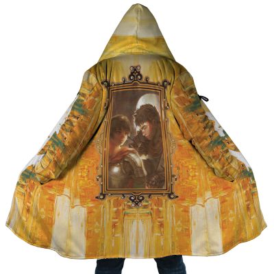 Guts and Casca Berserk AOP Hooded Cloak Coat MAIN Mockup - Berserk EU Store